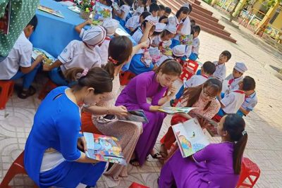 NGÀY HỘI ĐỌC SÁCH CỦA TRƯỜNG TH ĐỨC PHONG