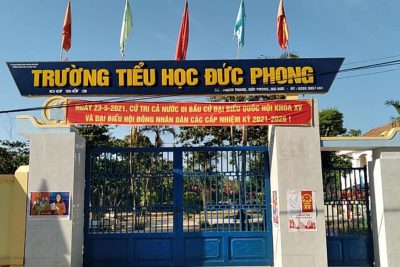 Cán bộ, giáo viên, nhân viên Trường Tiểu học Đức Phong sẵn sàng hưởng ứng Ngày Bầu cử Đại biểu Quốc hội khóa XV và Bầu cử Đại biểu Hội đồng nhân dân các cấp nhiệm kì 2021-2026!